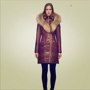 RUSDAK Leather Coat